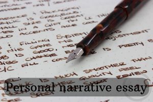 Personal narrative essay