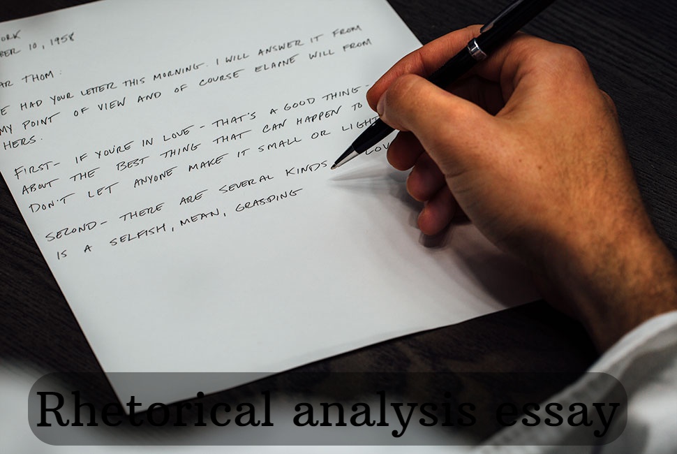 Rhetorical analysis essay