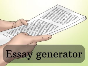 Essay generator